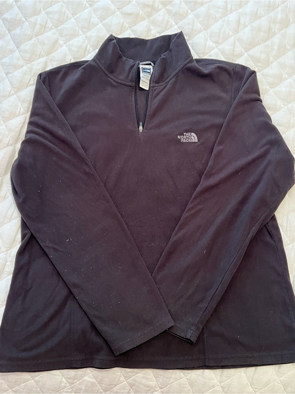 The North Face Black Half-Zip Fleece Pullover